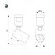 Трековый светильники Arlight ART-APRIORI-SPOT-TURN-R45-8W Warm3000 039288