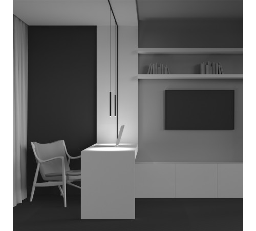 Трековый магнитный светильник Maytoni Skim TR191-1-3W2.7K-M-B