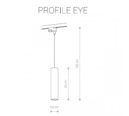 Трековый светильник Nowodvorski Profile Eye 9338 Трековый светильник Nowodvorski Profile Eye 9338
