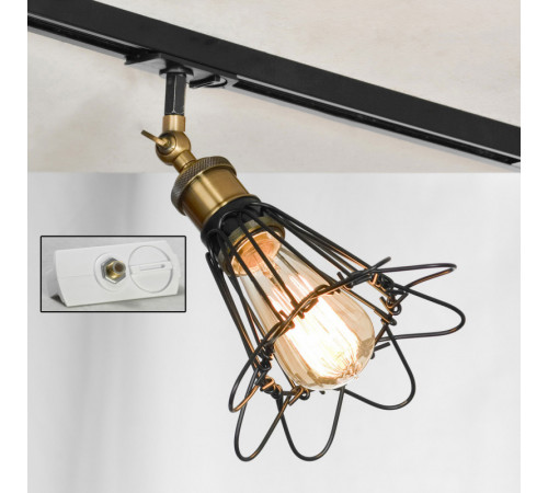 Трековый светильник однофазный Lussole LOFT Track Lights LSP-9109-TAW Трековый светильник однофазный Lussole LOFT Track Lights LSP-9109-TAW
