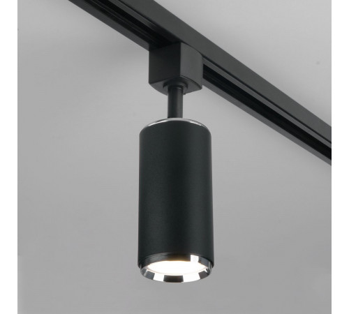 Трековый светильник Elektrostandard Svit GU10 черный/хром MRL 1013 4690389149658 Трековый светильник Elektrostandard Svit GU10 черный/хром MRL 1013 4690389149658