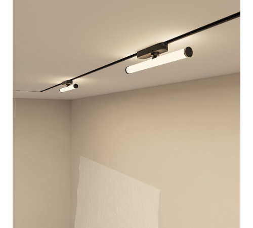 Трековый однофазный светильник Denkirs Strom DK6448-BK Трековый однофазный светильник Denkirs Strom DK6448-BK