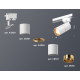 Трековый однофазный светильник Ambrella Light Track System XT6301020 (A2520, C6301, A2062, C6301, N6113)