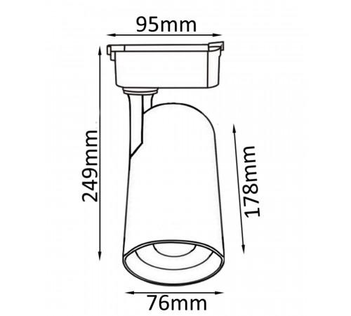 Трековый светильник Crystal Lux CLT 0.31 006 CLT 0.31 006 30W WH Трековый светильник Crystal Lux CLT 0.31 006 CLT 0.31 006 30W WH