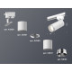 Трековый однофазный светильник Ambrella Light Track System XT6301002 (A2520, C6301, A2060, C6301, N6132)