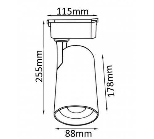 Трековый светильник Crystal Lux CLT 0.31 006 CLT 0.31 006 40W BL Трековый светильник Crystal Lux CLT 0.31 006 CLT 0.31 006 40W BL