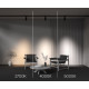 Трековый трехфазный светильник Maytoni Focus Led TR197-3-30WCCT-M-B