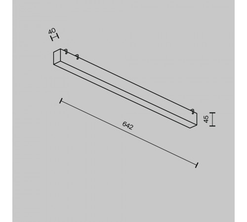 Трековый светильник Maytoni Basis TR129B-24W3K-B Трековый светильник Maytoni Basis TR129B-24W3K-B