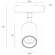 Трековый светильник SWG PRO SL-SLIM-SPBL-20-CCT 022090