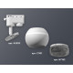 Трековый однофазный светильник с подсветкой Ambrella Light Track System XT1101061 (A2520, C1101, N7192)