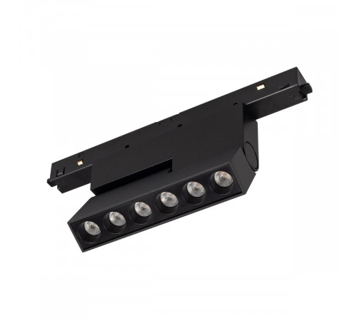 Трековый магнитный светильник Arlight MAG-ORIENT-DOTS-FOLD-S195-6W Warm3000 (BK, 30 deg, 48V) 042013 Трековый магнитный светильник Arlight MAG-ORIENT-DOTS-FOLD-S195-6W Warm3000 (BK, 30 deg, 48V) 042013