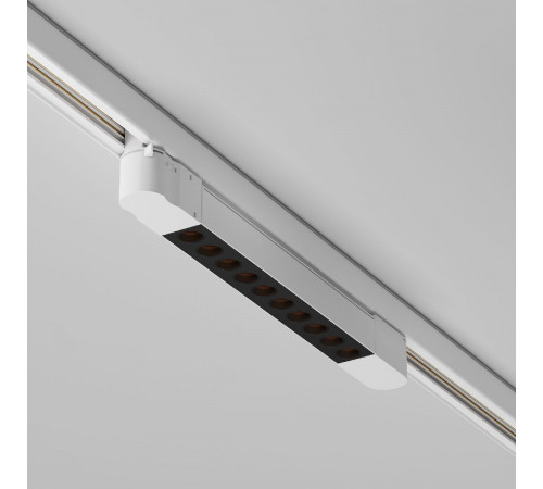 Трековый трехфазный светильник Maytoni Points TR195-3-10W2.7K-M-W Трековый трехфазный светильник Maytoni Points TR195-3-10W2.7K-M-W