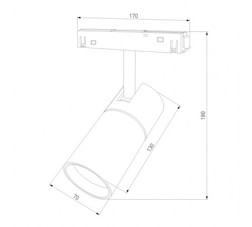Трековый светильник Elektrostandard Slim Magnetic 4690389178894 Трековый светильник Elektrostandard Slim Magnetic 4690389178894