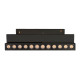 Трековый магнитный светильник Arlight MAG-ORIENT-DOTS-FOLD-S230-12W Day4000 (BK, 30 deg, 48V) 041531