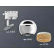 Трековый однофазный светильник с подсветкой Ambrella Light Track System XT1104005 (A2520, C1104, N7195)