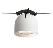 Трековый однофазный светильник Denkirs Belty spot DK5540-WH+BK