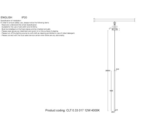 Трековый магнитный светильник Crystal Lux CLT 0.33 017 12W BL 4000K Трековый магнитный светильник Crystal Lux CLT 0.33 017 12W BL 4000K