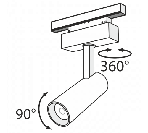 Трековый светильник Maytoni Track lamps TR019-2-10W4K-B