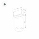 Трековый магнитный светильник Arlight MAG-SPOT-45-R65-18W Warm3000 (BK, 36 deg, 24V, DALI) 046595