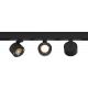 Трековый магнитный светильник iLedex Vision 4822-010-D82-12W-38DG-4000K BK (WALL WASHER)