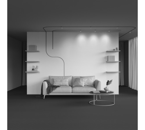 Трековый магнитный светильник Maytoni Focus Led TR187-1-5W2.7K-M-BW Трековый магнитный светильник Maytoni Focus Led TR187-1-5W2.7K-M-BW