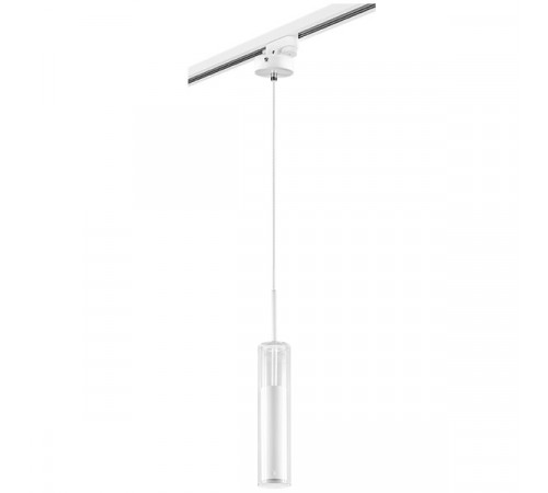 Трековый светильник Lightstar Track 1 white L1T756016 (756016+592006) Трековый светильник Lightstar Track 1 white L1T756016 (756016+592006)