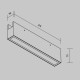 Уличный трековый светильник Maytoni Points O-TR01-3-S-20WB3K