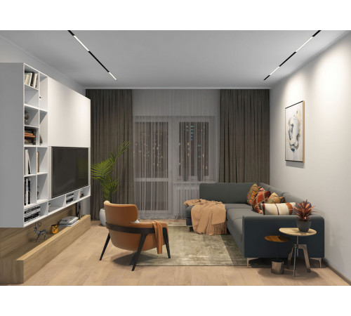 Трековый светодиодный светильник Denkirs DK8005-BK Трековый светодиодный светильник Denkirs DK8005-BK