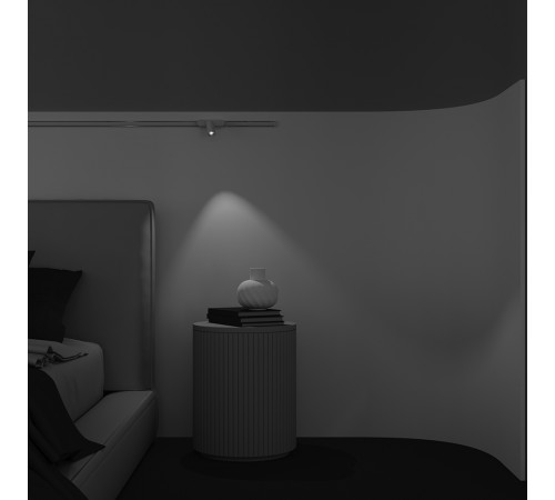 Трековый магнитный светильник Maytoni Focus LED TR103-1-5W3K-M-W Трековый магнитный светильник Maytoni Focus LED TR103-1-5W3K-M-W