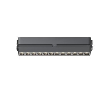 Трековый магнитный однофазный светильник Denkirs Air grill DK5368-BK