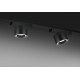 Трековый магнитный светильник iLedex Vision 4825-049-D74-10W-60DG-4000K-BK
