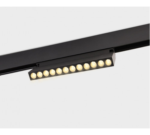Трековый магнитный светильник Italline Atom IT012-5023 black 3000K
