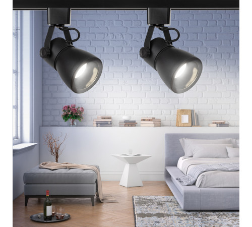 Трековый светильник Эра TR38-GU10 BK Б0053308 Трековый светильник Эра TR38-GU10 BK Б0053308