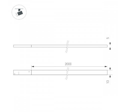Трековый магнитный светильник Arlight MAG-MICROCOSM-FLAT-ELASTIC-L2000-16W Day4000 (BK, 100 deg, 24V) 043251 Трековый магнитный светильник Arlight MAG-MICROCOSM-FLAT-ELASTIC-L2000-16W Day4000 (BK, 100 deg, 24V) 043251