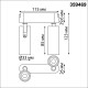 Трековый светильник Novotech Easy Shino 359469