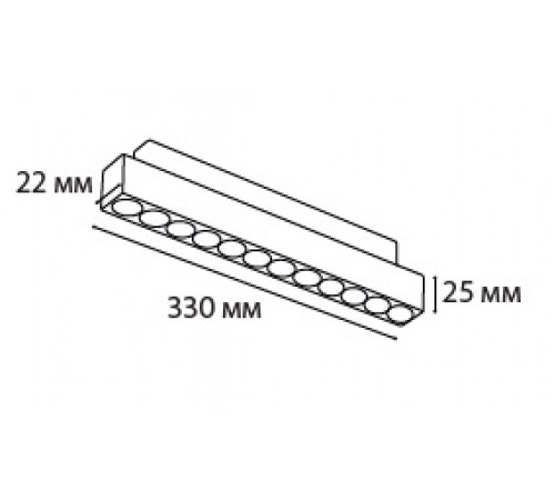 Трековый магнитный светильник Italline Atom IT012-5022 black 3000K Трековый магнитный светильник Italline Atom IT012-5022 black 3000K