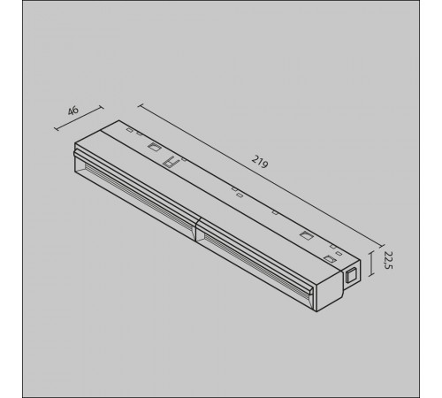 Трековый магнитный светильник Maytoni Parete TR106-4-12W-DS-B Трековый магнитный светильник Maytoni Parete TR106-4-12W-DS-B