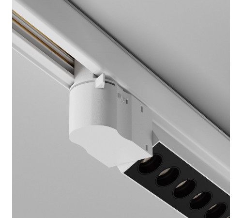 Трековый трехфазный светильник Maytoni Points TR195-3-10W4K-M-W Трековый трехфазный светильник Maytoni Points TR195-3-10W4K-M-W