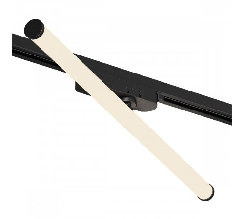 Трековый однофазный светильник Denkirs Strom DK6638-BK