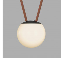 Трековый однофазный светильник Denkirs Belty Orb DK5551-BK