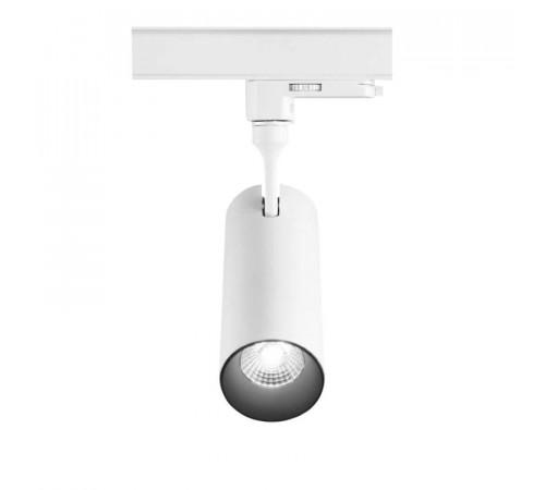 Трековый светодиодный светильник Ideal Lux Smile 20W Cri90 36 3000K White 189833 Трековый светодиодный светильник Ideal Lux Smile 20W Cri90 36 3000K White 189833
