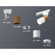 Трековый однофазный светильник Ambrella Light Track System XT6301040 (A2520, C6304, A2010, C6301, N6101)