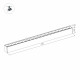 Трековый магнитный светильник Arlight MAG-LASER-45-L480-18W Warm3000 (BK, 15 deg, 24V, DALI) 046548