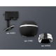 Трековый однофазный светильник с подсветкой Ambrella Light Track System XT1102003 (A2521, C1102, N7032)