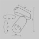 Трековый магнитный светильник Maytoni Focus LED TR103-1-12W3K-M-W