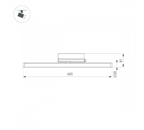 Трековый трехфазный светильник Arlight LGD-TUBE-TURN-4TR-L600-20W Day4000 (BK, 180 deg, 230V) 036297(1) Трековый трехфазный светильник Arlight LGD-TUBE-TURN-4TR-L600-20W Day4000 (BK, 180 deg, 230V) 036297(1)