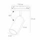 Трековый магнитный светильник Arte Lamp Linea A4691PL-1BK