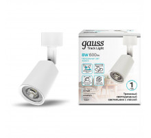 Трековый однофазный светильник Gauss Gauss Track White TR089