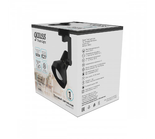 Трековый светильник Gauss Track Light Bulb TR013 Трековый светильник Gauss Track Light Bulb TR013