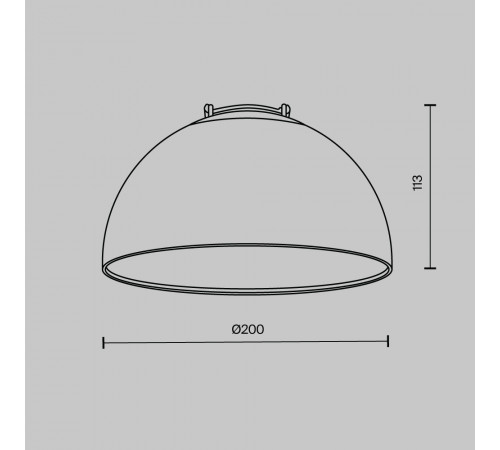 Трековый светильник Maytoni Bowl TR126B-20W3K-B Трековый светильник Maytoni Bowl TR126B-20W3K-B